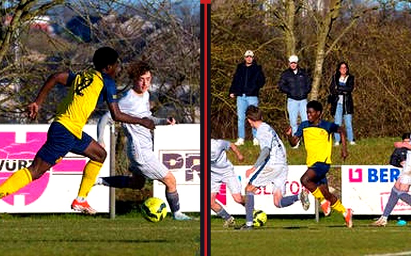 Arkazu N'kodi Mandala en action – RWDM U18 Elite