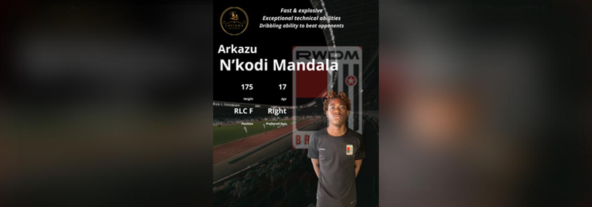 Arkazu N'kodi Mandala – Attaquant RWDM U18 Elite